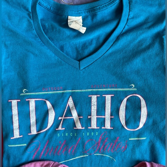 Destination Travel Graphic Tee Shirts Lot of 6 Aruba Idaho DC Arizona Size XS S - Picture 7 of 8